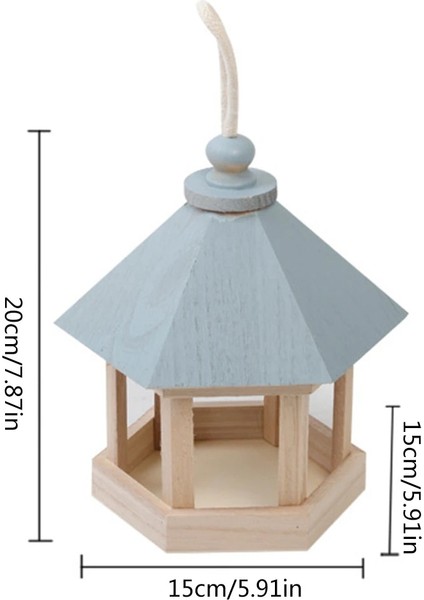 Siyah Stil Asılı Kuş Besleyici Çatı ile Asılı Kuş Besleyici Gıda Dağıtıcı Bahçe Yard Dekorasyon Açık Besleme Aracı Pet Kuş Malzemeleri (Yurt Dışından)