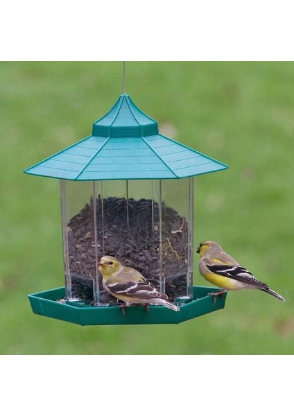 Siyah Stil Asılı Kuş Besleyici Çatı ile Asılı Kuş Besleyici Gıda Dağıtıcı Bahçe Yard Dekorasyon Açık Besleme Aracı Pet Kuş Malzemeleri (Yurt Dışından) fiyatları