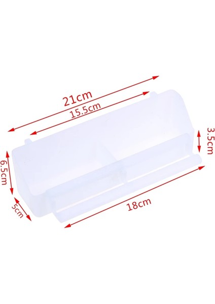 Lacivert Tarzı Küçük Boy Kuş Kümes Hayvanları Besleyici Otomatik Akrilik Gıda Kabı Papağan Güvercin Sıçrama Korumalı .5cm (Yurt Dışından)