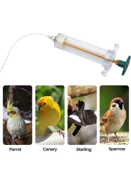 20ML Tip A Stili Kanatlı Civciv Için Kuş Papağan Su Besleme Şırıngası Küçük Pet Ilaç Besleyici Çoklu Özellikler ve 1 Hortum Aksesuarları (Yurt Dışından) modelleri