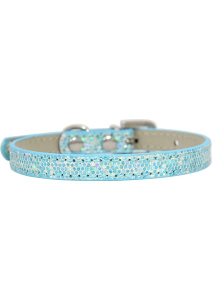 Saf Renk-Skyblue Stili 1.0X25CM Yaratıcı Kedi Yaka Flaş Kolye Rhinestone Dekorasyon Aksesuarları Ayarlanabilir Boyut 5 Renk Pet Yaka (Yurt Dışından)