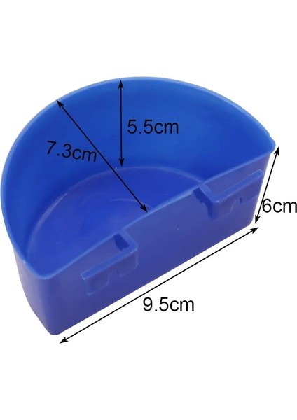 1 Adet CW295 Stili Plastik Kanatlı Besleyici Pet Kuşlar Besleme Tekneli Papağan Maması Su Kasesi Besleme Sıçramaya Dayanıklı Fincan Güvercinler Kafes Besleyici (Yurt Dışından)