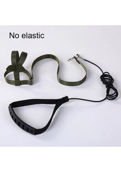 Ordu Yeşili Tarzı 3-S Papağan Kuş Koşum Tasma Seti Ayarlanabilir Papağanlar Açık Uçan Halat Anti-Bite Eğitim Koşum Papağan Küçük Kuş (Yurt Dışından)