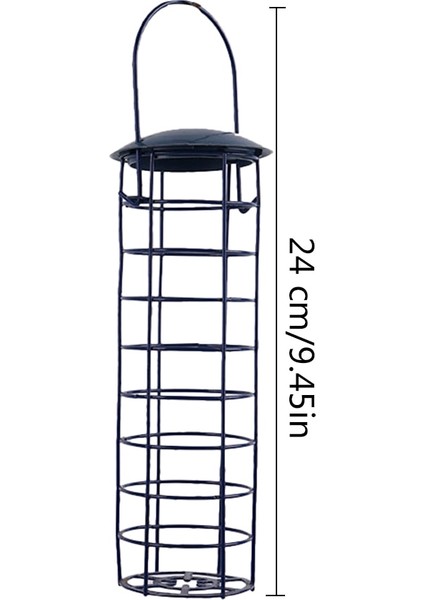 No.6 Tarzı Kuş Besleyici Açık Asılı Örgü Besleme Taşınabilir Yabani Kuşlar Demir Gres Topu Tutucu Ürünler Park Bahçe Ağacı Konteyner (Yurt Dışından)