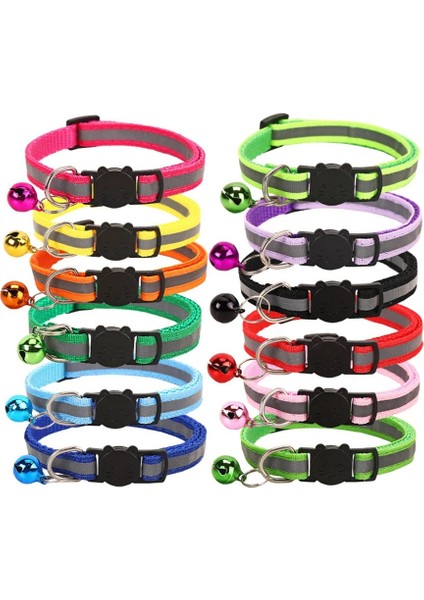 Mor Tarzı Yeni Yansıtıcı Pet Yaka Renkler Kolyeler Çan ile Kediler Için Kedi Yüz Yaka Güvenlik Tokası Köpek Aksesuarları Hayvan Ürünleri (Yurt Dışından) fiyatları