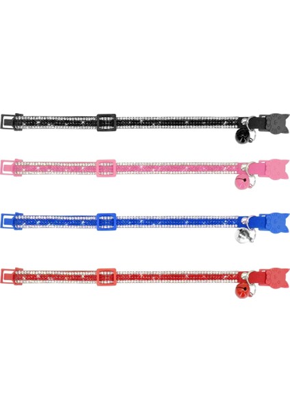 Mavi Stil S Beden Yavru Kedi Adı Yaka Hızlı Bırakma Pet Kedi Çan ile Güvenlik Yaka Kişiselleştirilmiş Balık Kımlık Etiketi Bling Rhinestone Kediler Kolye (Yurt Dışından) modelleri