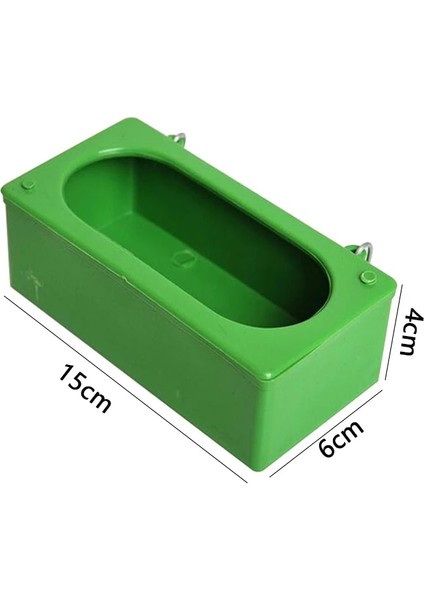 L Tarzı Papağan Mama Kasesi Çift Su Besleme Bardağı Plastik Kuş Güvercin Kafesi Su Mama Besleyici Kuş Papağan Evcil Hayvan Mama Kabı Su Kasesi (Yurt Dışından)