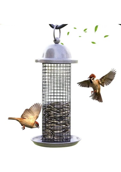 No.7 Tarzı Kuş Besleyici Metal Balkon Kuş Gıda Dağıtıcı Asılı Yabani Kuş Besleyici Kapalı Açık Bahçe Yard Dekor Için Asma Halkalı (Yurt Dışından) fiyatları