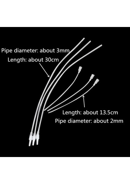 10 ml Stil Küçük Kuş Oral Gavaj Iğne Dış Çap Uzunluğu Yaklaşık 30CM.5CM Silikon Yumuşak Tüp Papağan Besleme Şırıngası (Yurt Dışından)