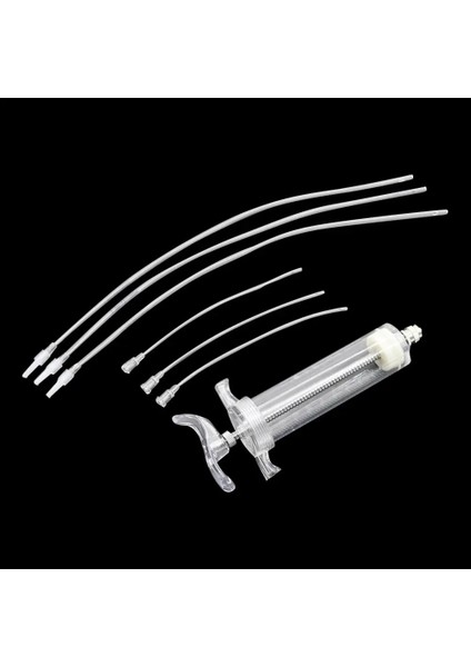 10 ml Stil Küçük Kuş Oral Gavaj Iğne Dış Çap Uzunluğu Yaklaşık 30CM.5CM Silikon Yumuşak Tüp Papağan Besleme Şırıngası (Yurt Dışından)