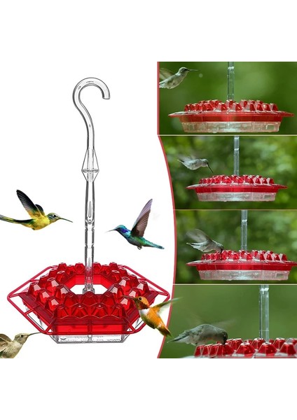 Gösterilen Stil Olarak Mary'nin Tatlı Sinek Kuşu Besleyicisi ve Yerleşik Karınca Hendeği Temizlemesi Kolay Yard Bahçe Dekoru Кормушка Для Птиц (Yurt Dışından) modelleri