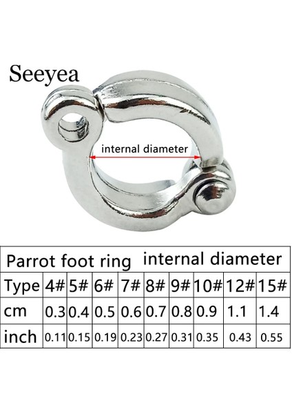 Ayak Halkası NO10- 6m Stili Papağan Açık Hava Uçuş Eğitim Halatı Ayak Halkalı Set Esnek Kuş Zinciri Anti Bite Plastik Tel Halat Evcil Hayvan Ürünleri (Yurt Dışından) indirimleri