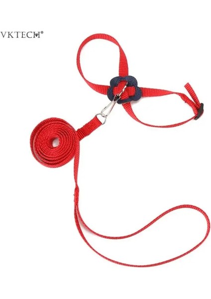 Kırmızı Stil Pet Kuş Koşum ve Tasma Ayarlanabilir Papağan Kuş Koşum Tasma Pet Anti Bite Eğitim Halatı Yumuşak Taşınabilir Pet Oyuncaklar Açık (Yurt Dışından)