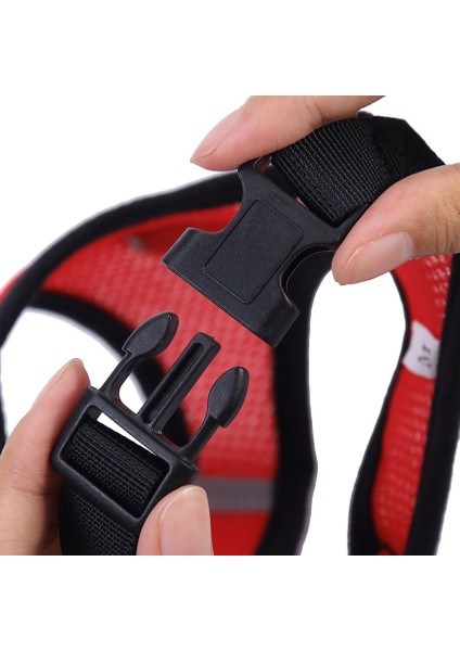 Kırmızı Stil Naylon Örgü Kedi Koşum ve Tasma Nefes Alabilir Yavru Kediler Koşum Küçük Köpek Köpek Koşum Yürüyüş Kurşun Tasma (Yurt Dışından) indirimleri