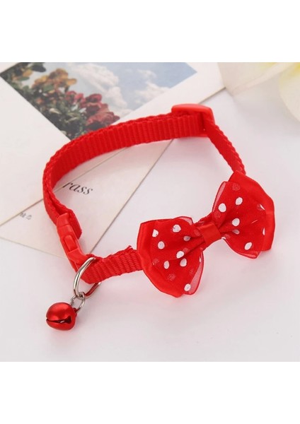 Rd Stili 19-32CM 1 Adet Şeker Renk Ayarlanabilir Papyon Çan Ilmek Satış Yaka Kravat Yavru Yavru Kedi Köpek Kedi Pet Aksesuarları (Yurt Dışından)