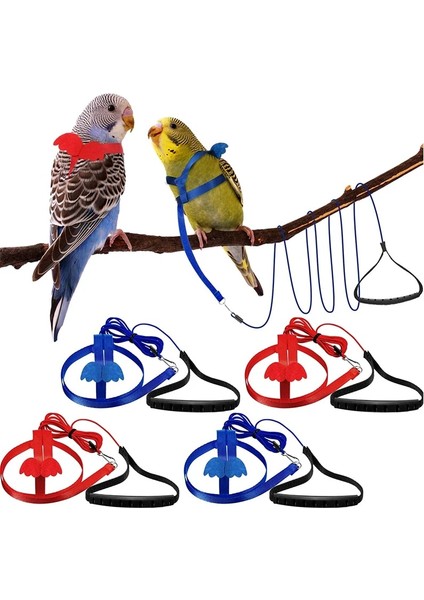 Açık Yeşil Tarzı L Beden Ayarlanabilir Papağan Kuş Koşum Tasma Anti-Bite Eğitim Koşum Papağanlar Için Açık Yürüyüş Uçan Halat Kuş Malzemeleri (Yurt Dışından) fiyatları