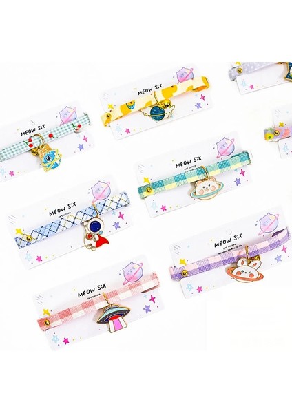 Mor Kedi Stili 18 Ila 32 cm Yeni Çift Katmanlı Fabr Köpek Tasması Astronot Ufo Spaceat Küçük Orta Pet Için Ayarlanabilir Köpek Yavrusu Li Tasmalar (Yurt Dışından) fiyatları