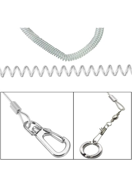 3m Tarzı Papağan Uçan Halat Kuş Ayak Halkası Seti Uçuş Eğitim Halatı Esnek Kuş Zinciri Anti Bite Plastik Tel Halat Amerika Papağanı Pet Malzemeleri (Yurt Dışından) indirimleri