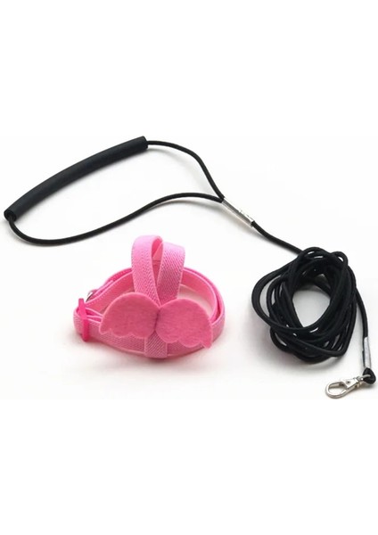 Pembe Tarzı No.2 Boyutu Papağan Uçan Koşum Tasma Takım Pet Kuş Açık Uçuş Eğitim Halat Papağan Malzemeleri Budgie Için Amerika Papağanı Aksesuarları Şeyler (Yurt Dışından)