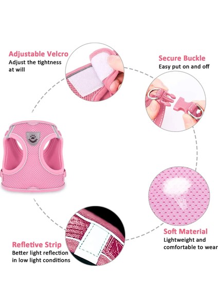 Siyah Stil M Beden Küçük Köpek Yavrusu Koşum Fransız Bulldog Chihuahua Pug Naylon Örgü Kedi Koşum ve Tasma Nefes Yavru Kediler Koşum (Yurt Dışından) fırsatları