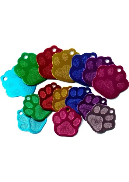 Mor Tarzı 27X28X1 mm Aw Şekil 2 Taraflı Etiket Evcil Köpekler ve Kediler Kimlik Kedi Köpek Adı Telefon Evcil Hayvan Aksesuarlarının Numarası Alüminyum Ürünler Dekor (Yurt Dışından) fırsatları
