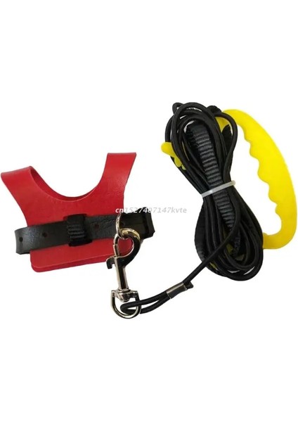 Kırmızı Stil S Beden Anti-Bite Uçan Bant Pet Kuş Papağan Koşum Kurşun Tasma Eğitim Halat Kemer R9CA (Yurt Dışından)