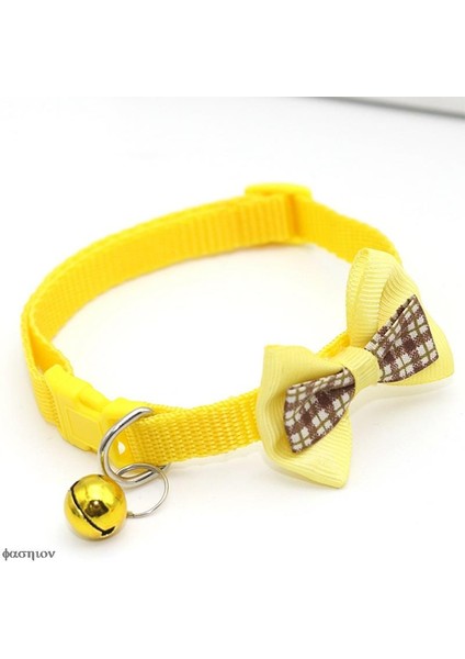 PET2337YW2 Stili Et Supplieat Köpek Papyonlar Şeker Renk Ayarlanabilir Papyon Çan Ilmek Satış Yaka Kravat Yavru Yavru Köpek Kedi Pet (Yurt Dışından)