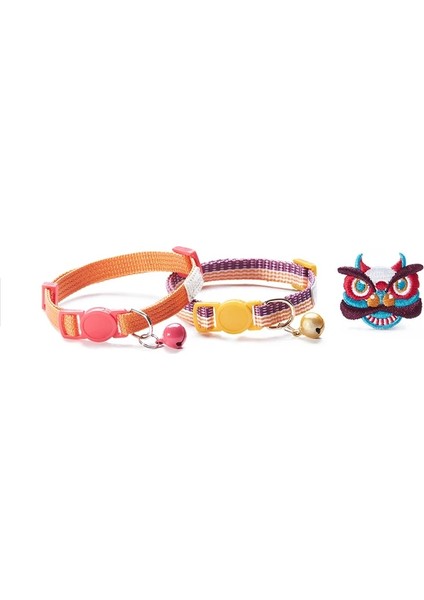 Qı Lın Stili Ufbemo Kedi Yaka Çan Ayarlanabilir Boyun Askısı Toka Renkli Yaka Pet Malzemeleri Küçük Köpek Chihuahua Için Kedi Aksesuarları (Yurt Dışından)