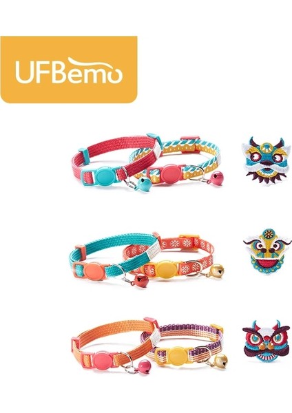 Qı Lın Stili Ufbemo Kedi Yaka Çan Ayarlanabilir Boyun Askısı Toka Renkli Yaka Pet Malzemeleri Küçük Köpek Chihuahua Için Kedi Aksesuarları (Yurt Dışından) fiyatları