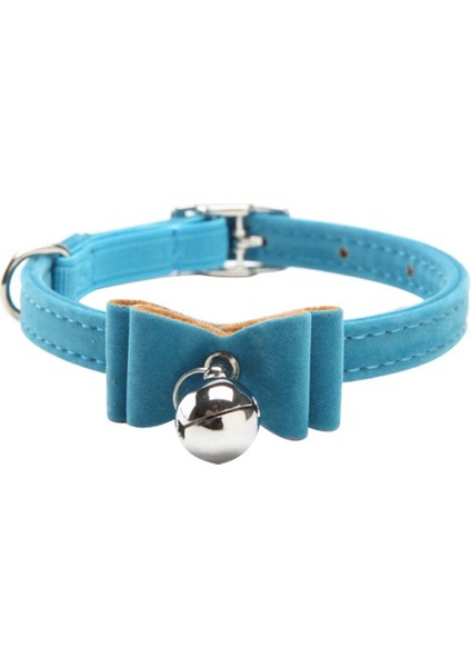 Mavi Stil 4colors Pet Köpek Kedi Yaka Pet Yaka Ayarlanabilir Ilmek Yaka Çan ile Yumuşak Pu Yavru Papyon Sevimli Kravat Kwaii Pet Kaynağı (Yurt Dışından)