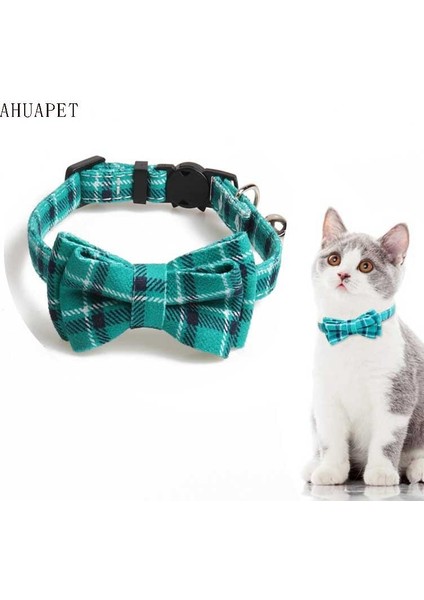 E Stili Boyun Çevresi 19-32CM Kadife Hızlı Bırakma Ekose Kedi Tasması Güvenlik Gato Ilmek Ayarlanabilir Çizgili Ilmek Pamuk Kolye Bulldog Chihuahua (Yurt Dışından) fiyatları