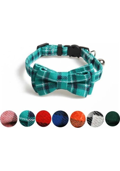 E Stili Boyun Çevresi 19-32CM Kadife Hızlı Bırakma Ekose Kedi Tasması Güvenlik Gato Ilmek Ayarlanabilir Çizgili Ilmek Pamuk Kolye Bulldog Chihuahua (Yurt Dışından) modelleri