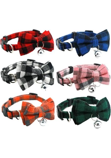 E Stili Boyun Çevresi 19-32CM Kadife Hızlı Bırakma Ekose Kedi Tasması Güvenlik Gato Ilmek Ayarlanabilir Çizgili Ilmek Pamuk Kolye Bulldog Chihuahua (Yurt Dışından) indirimleri