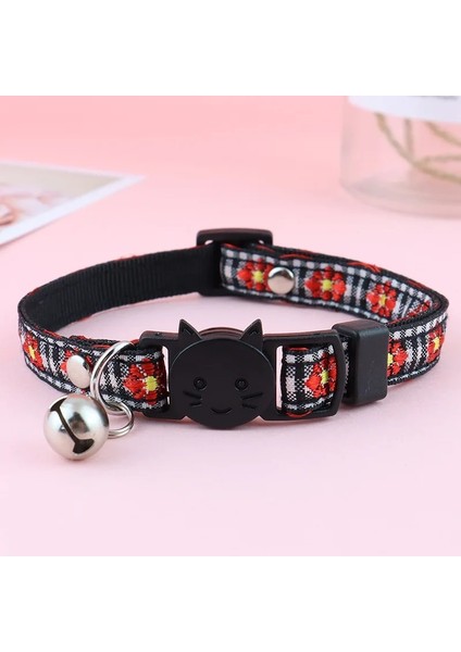 Kırmızı Stil 1X20-28CM Pet Malzemeleri Kedi Yaka Etollar Küçük Köpek Için Asılı Çan ile Sevimli Kedi Aksesuarları Yavru Kedi Ayrılabilir Toka Yaka Yumuşak (Yurt Dışından)