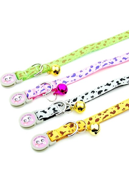 Pembe Çizgili Tarzı Genişlik 1.0cm 3 Adetlot Kedi Yaka Ayrılabilir Güvenlik Ayarlanabilir Pet Malzemeleri Yavru Kemik Şerit Yavru Kediler Kolye Pet Aksesuarları (Yurt Dışından) fırsatları