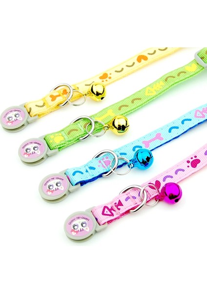 Pembe Çizgili Tarzı Genişlik 1.0cm 3 Adetlot Kedi Yaka Ayrılabilir Güvenlik Ayarlanabilir Pet Malzemeleri Yavru Kemik Şerit Yavru Kediler Kolye Pet Aksesuarları (Yurt Dışından) indirimleri