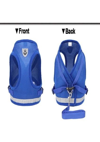 Kırmızı Stil M Beden Yansıtıcı Kedi Koşum ve Tasma Seti Naylon Örgü Yavru Yavru Köpekler Yelek Koşum Küçük Köpekler Için Pet Giysi Açar Teriyer Pug (Yurt Dışından) fırsatları