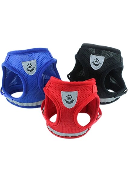 Kırmızı Stil M Beden Yansıtıcı Kedi Koşum ve Tasma Seti Naylon Örgü Yavru Yavru Köpekler Yelek Koşum Küçük Köpekler Için Pet Giysi Açar Teriyer Pug (Yurt Dışından) indirimleri