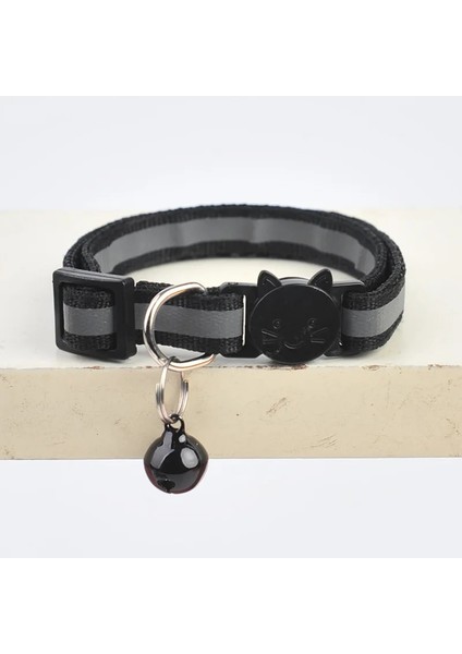 Siyah Stil Yansıtıcı Naylon Köpek Tasması Gece Güvenliği Yanıp Sönen Işık Up Ayarlanabilir Köpek Tasma Kediler ve Küçük Köpekler Için Pet Yaka Pet Malzemeleri (Yurt Dışından)