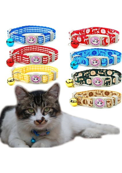 Yeşil Çiçek Stili Genişlik 1.0cm 3 Adetlot Kedi Yaka Ayrılabilir Güvenlik Ayarlanabilir Pet Malzemeleri Yavru Ekose Çiçek Yavru Kediler Kolye Pet Aksesuarları (Yurt Dışından) fiyatları