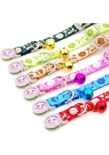 Yeşil Çiçek Stili Genişlik 1.0cm 3 Adetlot Kedi Yaka Ayrılabilir Güvenlik Ayarlanabilir Pet Malzemeleri Yavru Ekose Çiçek Yavru Kediler Kolye Pet Aksesuarları (Yurt Dışından) indirimleri