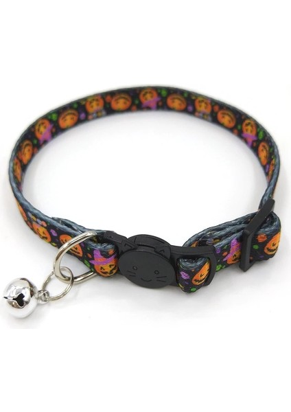 No.1 Tarzı 17-27CM Köpek Malzemeleri Cadılar Bayramı Kedi Tasması Ayarlanabilir Güvenlik Kedi Yaka Köpek Yavrusu Kediler Için Baskı Yaka (Yurt Dışından)