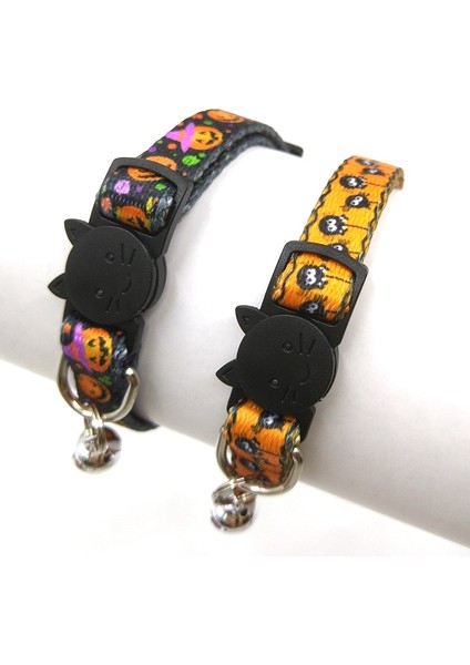 No.1 Tarzı 17-27CM Köpek Malzemeleri Cadılar Bayramı Kedi Tasması Ayarlanabilir Güvenlik Kedi Yaka Köpek Yavrusu Kediler Için Baskı Yaka (Yurt Dışından) fırsatları