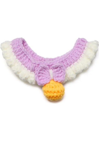 No.5 Tarzı Xs Beden Pet Yaka El Örgüsü Kedi Yaka Sevimli Kedi Önlüğü Köpek Önlüğü Britort Shiba Inu Pet Kolye Aksesuarları (Yurt Dışından)