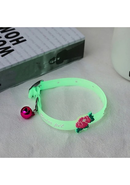 1 Adet Rastgele Stil 1.2X29CM Kediler Parlayan Çanlar ile Yaka Karanlıkta Parlayan Köpek Tasması Kolye Pet Zincir Işık Aydınlık Köpek Boyun Halkası Pet Aksesuarları (Yurt Dışından)