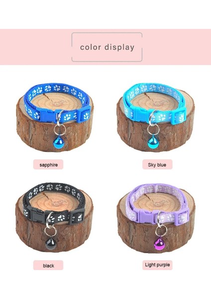 No.4 Tarzı M Beden Sevimli Çan Yaka Kediler Köpek Yavrusu Teddy Bomei Karikatür Komik Ayak Izi Yaka Talepleri Kedi Aksesuarları Hayvan Malzemeleri (Yurt Dışından) indirimleri