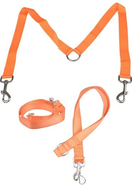 Siyah Stil 2.5X50CM 2 1 Köpek Tasma Çift Yürüyüş Tasmalar Renkli Köpek Yaka Kurşun Tasmalar Iki Köpek Için Pet Aksesuarları Malzemeleri (Yurt Dışından) fırsatları