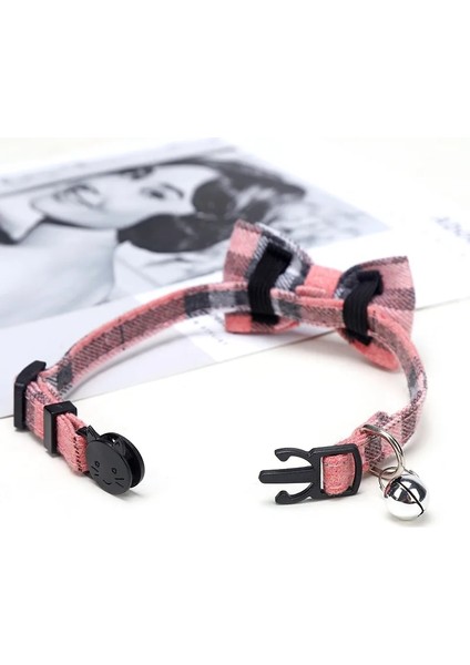 No.7 Tarzı 1X28CM Pet Ayrılıkçı Kedi Yaka Papyon ve Çan Sevimli Ekose Noel Kırmızı Elastik Ayarlanabilir Köpek Tasması Kanatlı Küçük Kediler Için Çan (Yurt Dışından)