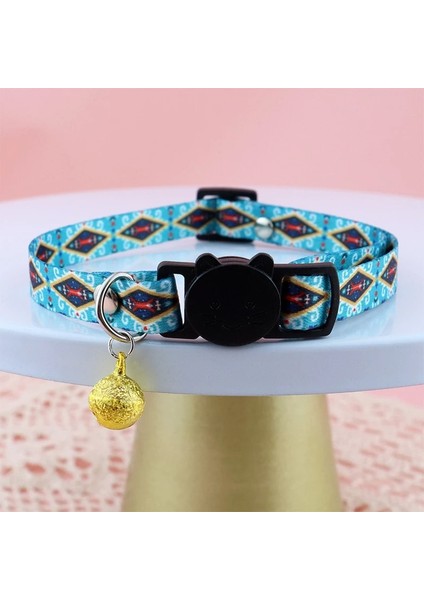 Elmas Tarzı Renkli Meyve Baskı Kedi Tasmaları Çan Tasmaları Köpek Kedi Pet Tasmaları Boyun Halkası Kedi Tasmaları Evcil Hayvan Malzemeleri Moda Sevimli (Yurt Dışından)