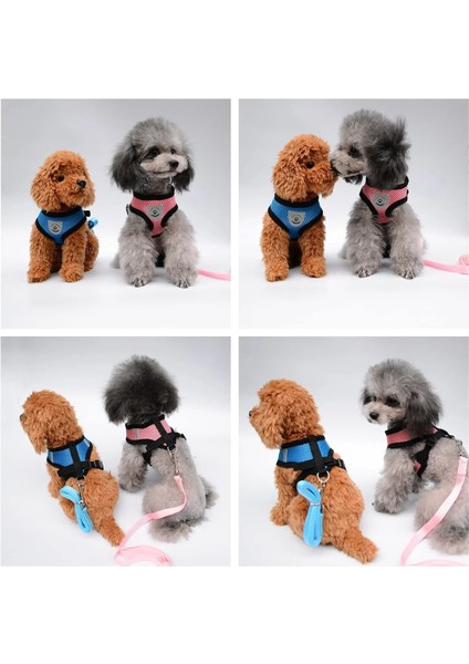 Kırmızı Stil S Beden Ayarlanabilir Kedi Köpek Koşum Yelek Yavru Köpekler Için Yürüyüş Kurşun Tasma Küçük Orta Köpek Kedi Pet Için Yaka Örgü Koşum (Yurt Dışından)